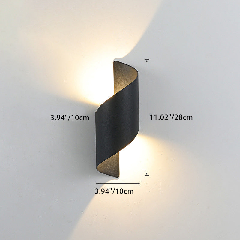 Stornfield | Modern Minimalist Waterproof Aluminum Acrylic LED Wall Light for Bedroom