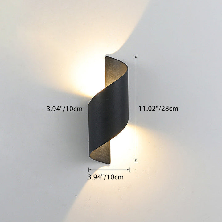 Stornfield | Modern Minimalist Waterproof Aluminum Acrylic LED Wall Light for Bedroom