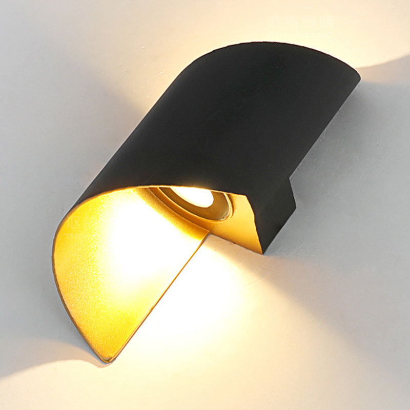 Stornfield | Modern Minimalist Waterproof Aluminum Acrylic LED Wall Light for Bedroom