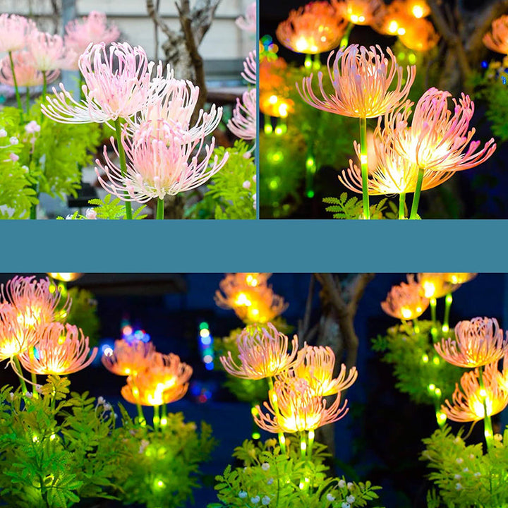 Modern Minimalist Solar Waterproof Simulation Petals Blade ABS Stainless Steel LED Ground Plug Landscape Lamp For Garden | Stornfield