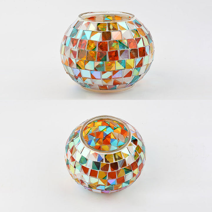 Contemporary Creative Solar Waterproof Sphere Square Plastic Glass LED Outdoor Landscape For Outdoor Patio | Stornfield