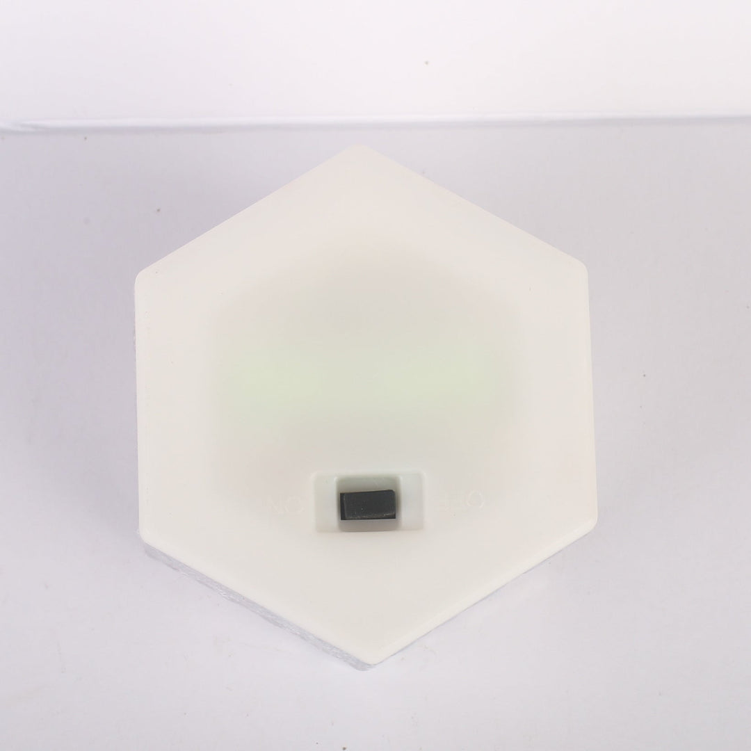 Modern Minimalist Solar Waterproof Hexagonal Ice Tile ABS PVC LED Lawn Landscape Light For Outdoor Patio | Stornfield