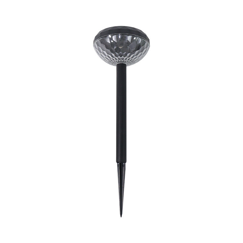 Contemporary Industrial ABS Round LED Solar Waterproof Lawn Insert Light For Outdoor Patio | Stornfield
