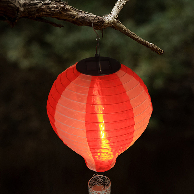 Stornfield | Contemporary Creative Solar LED Airship Fabric Lampshade for Outdoor Patio