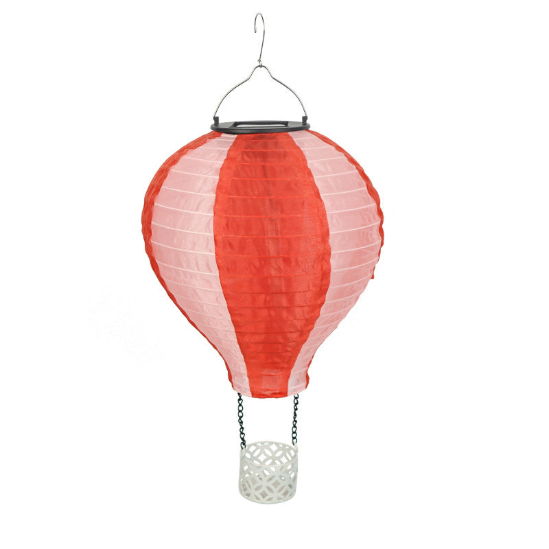 Stornfield | Contemporary Creative Solar LED Airship Fabric Lampshade for Outdoor Patio