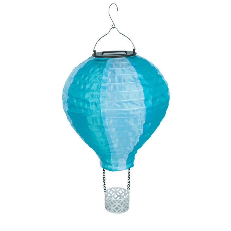 Stornfield | Contemporary Creative Solar LED Airship Fabric Lampshade for Outdoor Patio