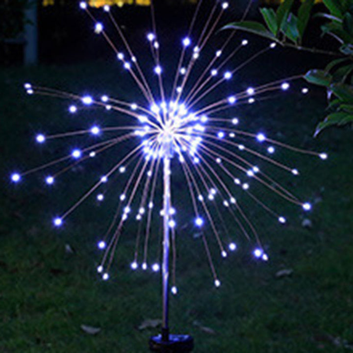 Contemporary Industrial Solar Firework Stainless Steel LED Waterproof Lawn Insert Light For Outdoor Patio | Stornfield