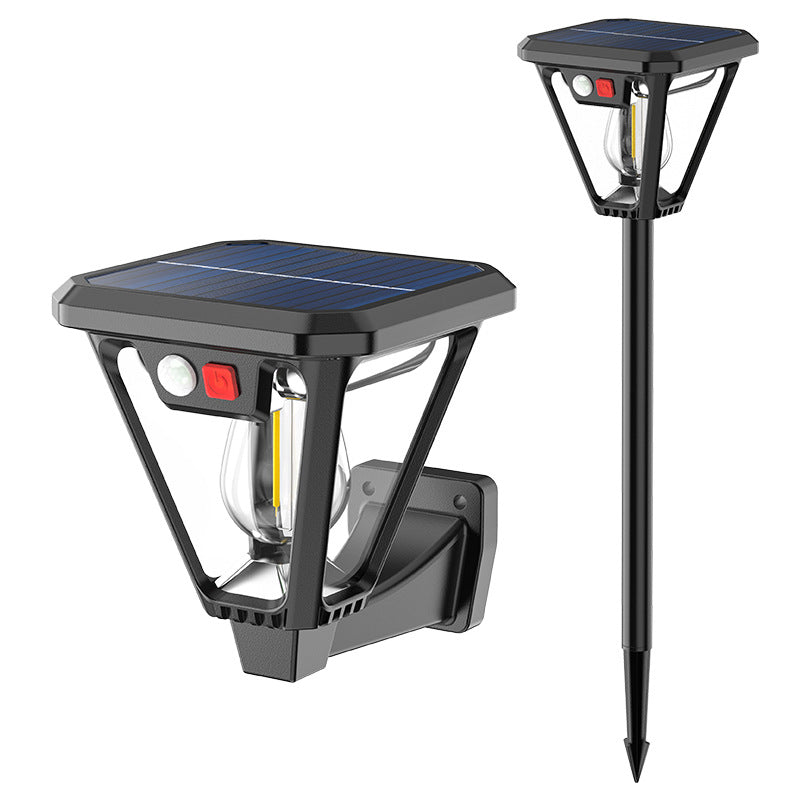 Contemporary Industrial Human Body Sensing LED Solar Waterproof Lawn Insert Light For Outdoor Patio | Stornfield