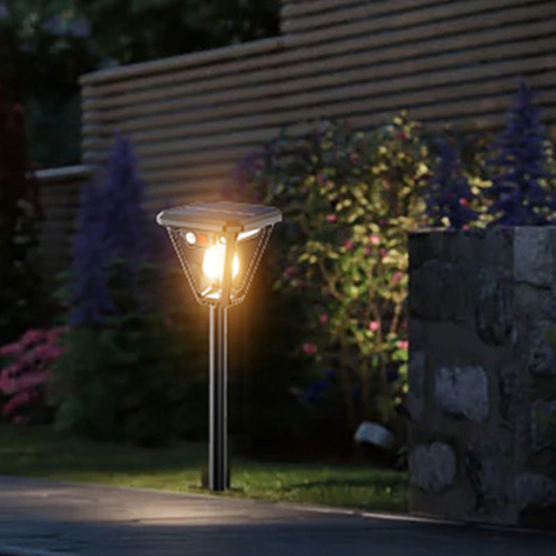 Contemporary Industrial Human Body Sensing LED Solar Waterproof Lawn Insert Light For Outdoor Patio | Stornfield