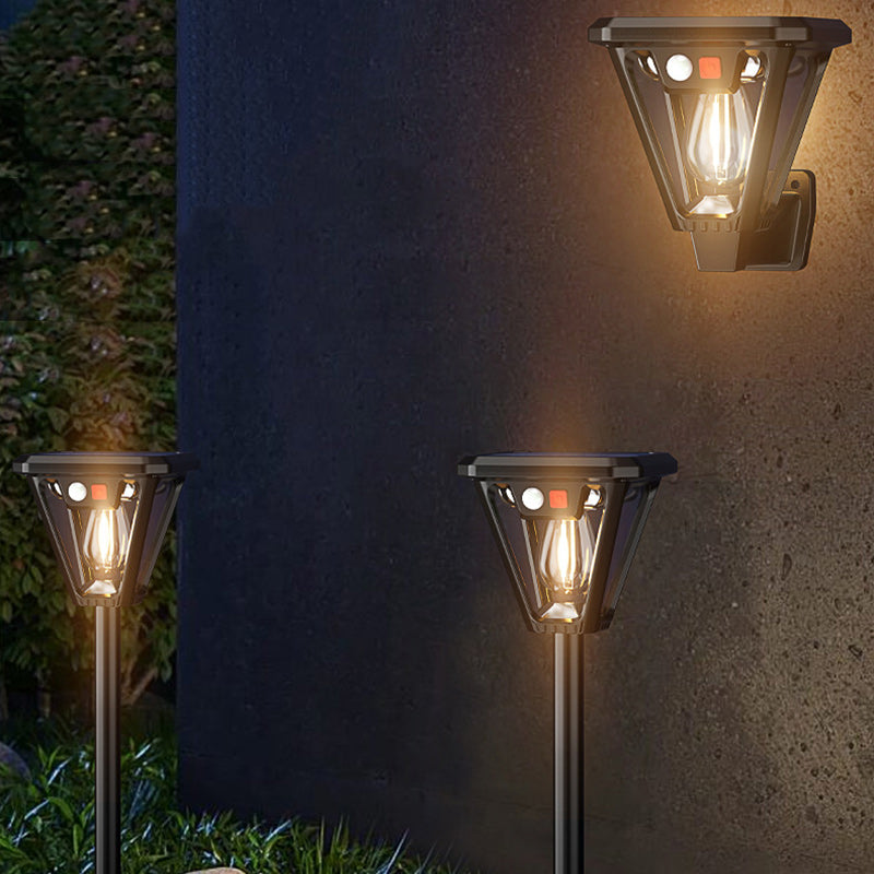 Contemporary Industrial Human Body Sensing LED Solar Waterproof Lawn Insert Light For Outdoor Patio | Stornfield