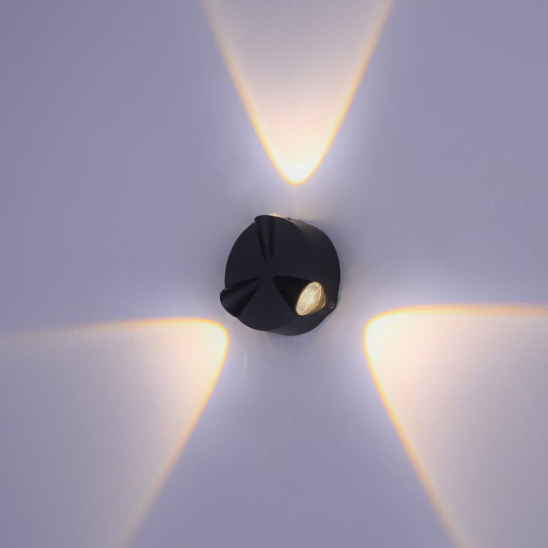 Contemporary Simplicity Round Aluminum LED Outdoor Wall Sconce Lamp For Outdoor Patio | Stornfield