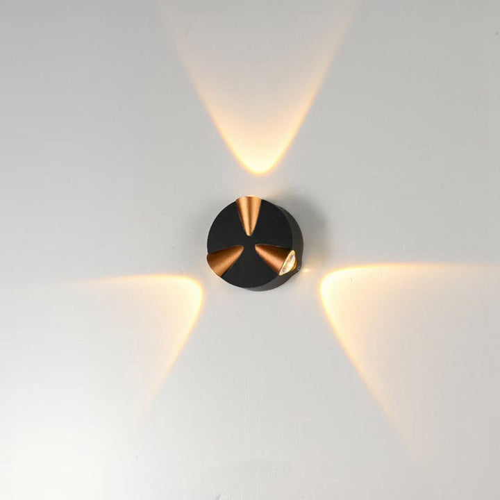 Contemporary Simplicity Round Aluminum LED Outdoor Wall Sconce Lamp For Outdoor Patio | Stornfield