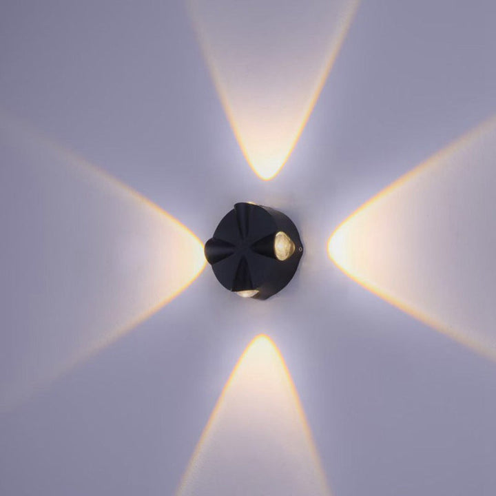 Contemporary Simplicity Round Aluminum LED Outdoor Wall Sconce Lamp For Outdoor Patio | Stornfield