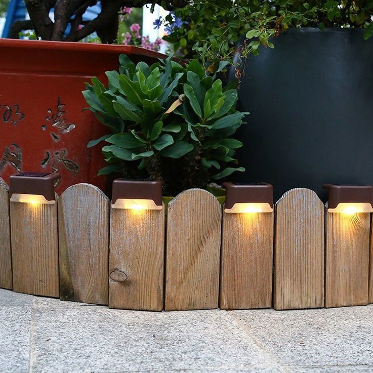 Contemporary Industrial PP Square Waterproof LED Solar Outdoor Step Light For Garden | Stornfield