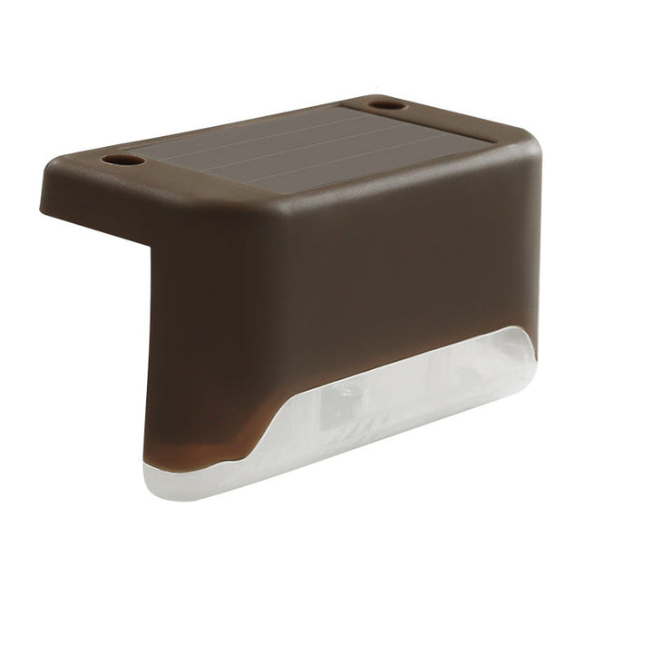 Contemporary Industrial PP Square Waterproof LED Solar Outdoor Step Light For Garden | Stornfield
