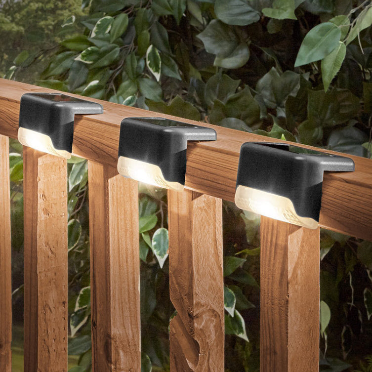 Contemporary Industrial PP Square Waterproof LED Solar Outdoor Step Light For Garden | Stornfield