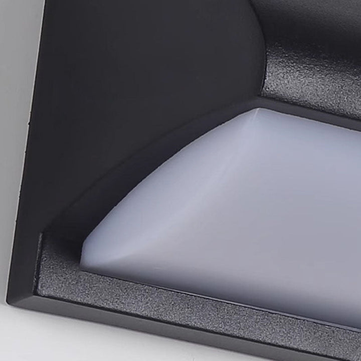 Modern Minimalist Waterproof Rectangle Oval PC Aluminum LED Wall Sconce Lamp For Outdoor | Stornfield