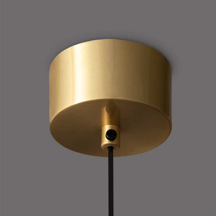 Stornfield | Minimalist Cylindrical Round Iron LED Pendant Light for Bedroom