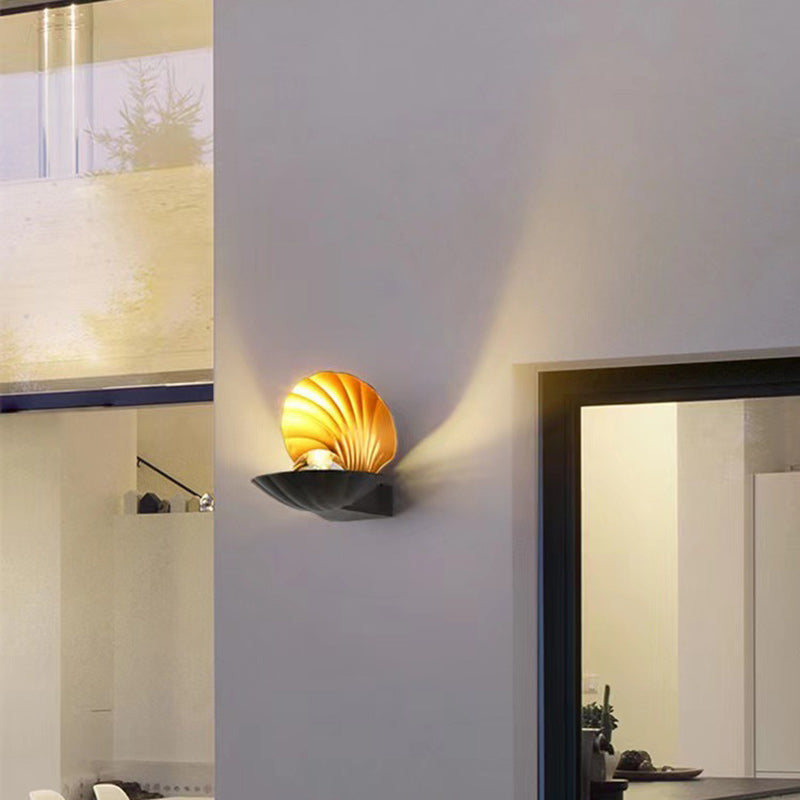 Contemporary Creative Waterproof Shell Aluminum Acrylic LED Wall Sconce Lamp For Outdoor Patio | Stornfield