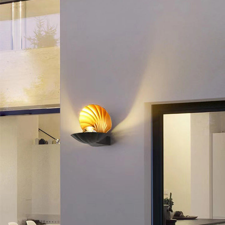 Contemporary Creative Waterproof Shell Aluminum Acrylic LED Wall Sconce Lamp For Outdoor Patio | Stornfield