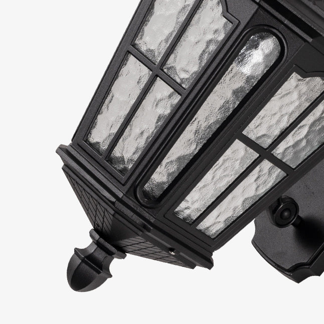 Traditional European Lantern Waterproof Aluminum Glass 1-Light Wall Sconce Lamp For Outdoor Patio | Stornfield