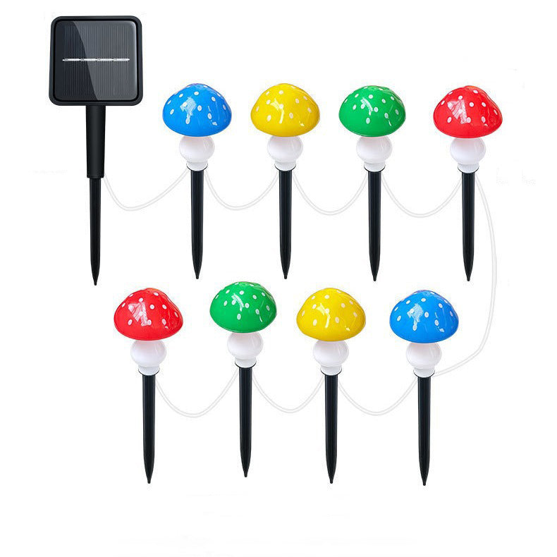 Contemporary Creative Waterproof Solar Mushroom Plastic LED Landscape Lighting Outdoor Lights For Garden | Stornfield
