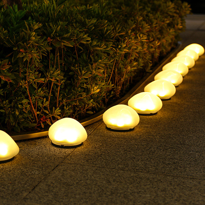 Modern Minimalist Waterproof Solar Pebble PP LED Outdoor Light Landscape Lighting For Garden | Stornfield