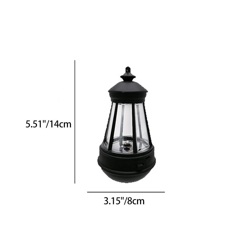 Modern Minimalist Waterproof Solar Lighthouse Iron Acrylic LED Camping Outdoor Light Landscape Lighting For Garden | Stornfield