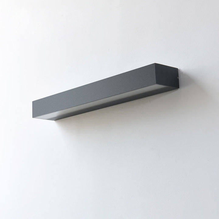 Modern Minimalist Rectangular Bar Waterproof Aluminum LED Wall Sconce Lamp For Garden | Stornfield