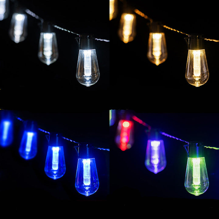 Modern Minimalist Round Long Line Glass Iron LED String Light For Garden | Stornfield