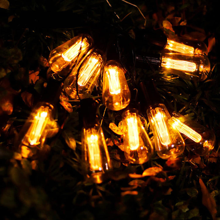 Modern Minimalist Round Long Line Glass Iron LED String Light For Garden | Stornfield