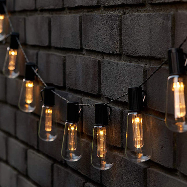 Modern Minimalist Round Long Line Glass Iron LED String Light For Garden | Stornfield