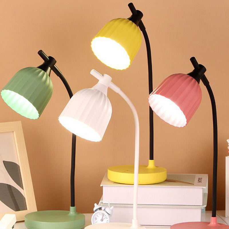 Stornfield | Modern Minimalist ABS Folded Round LED Table Lamp for Living Room