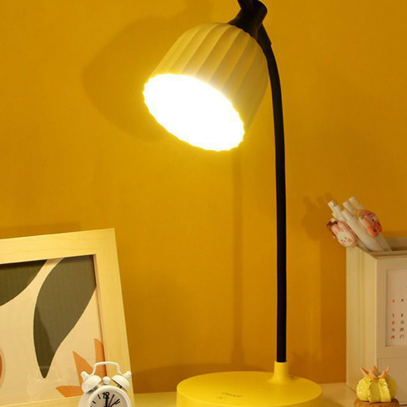 Stornfield | Modern Minimalist ABS Folded Round LED Table Lamp for Living Room