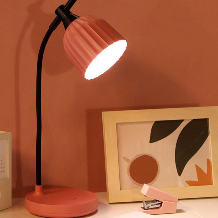 Stornfield | Modern Minimalist ABS Folded Round LED Table Lamp for Living Room