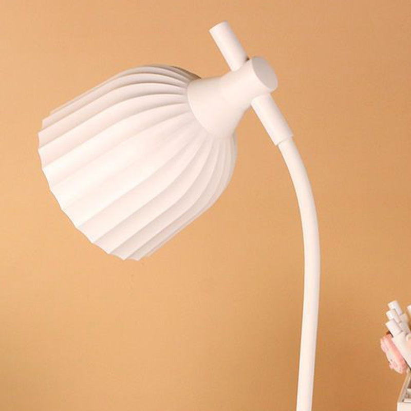 Stornfield | Modern Minimalist ABS Folded Round LED Table Lamp for Living Room