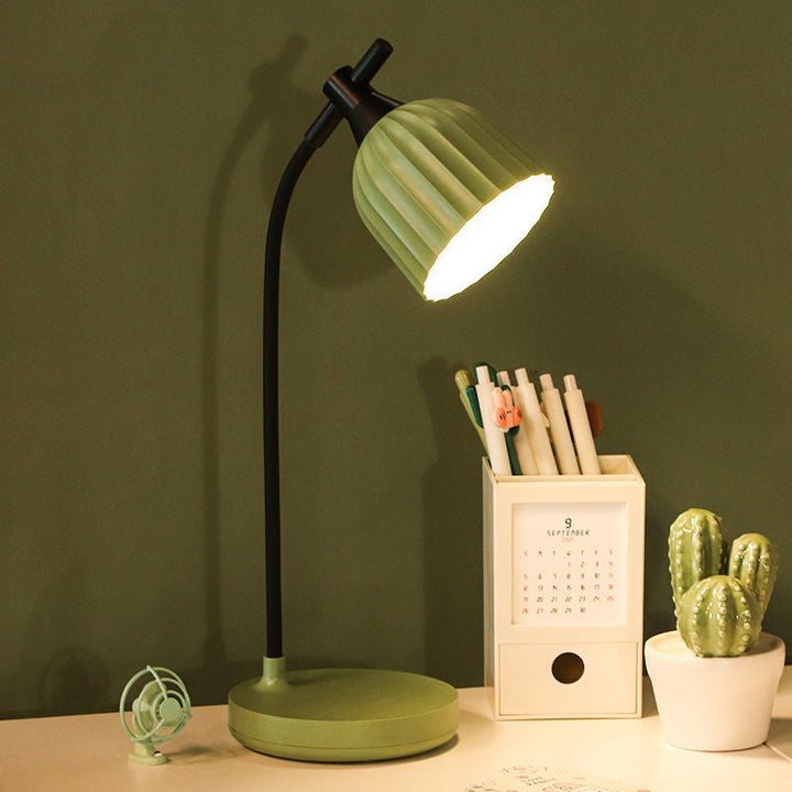 Stornfield | Modern Minimalist ABS Folded Round LED Table Lamp for Living Room
