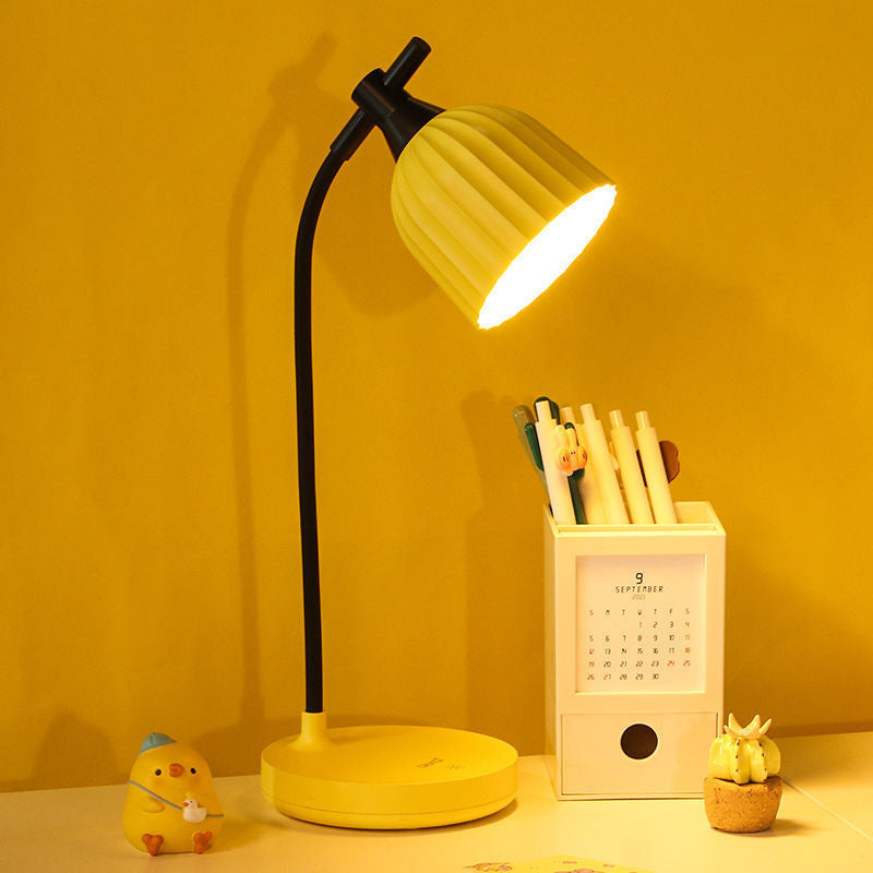 Stornfield | Modern Minimalist ABS Folded Round LED Table Lamp for Living Room