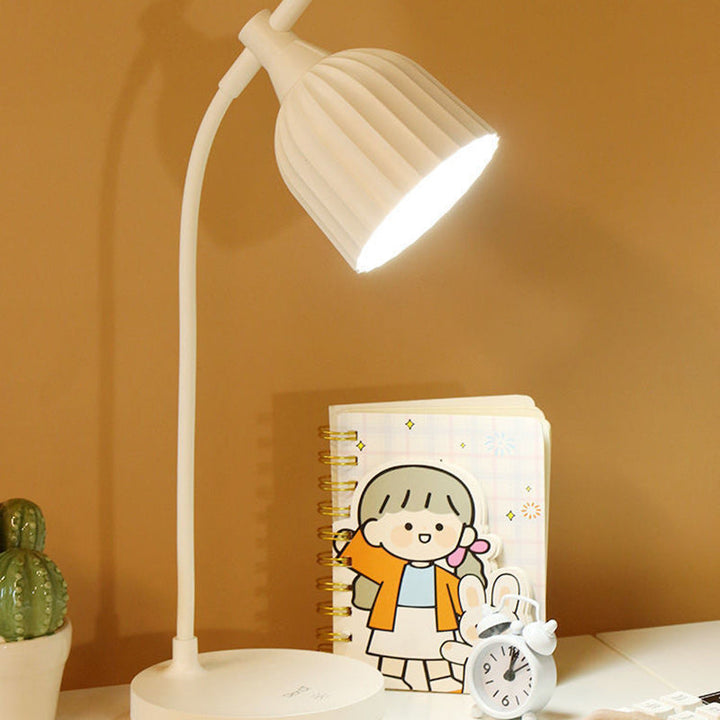 Stornfield | Modern Minimalist ABS Folded Round LED Table Lamp for Living Room