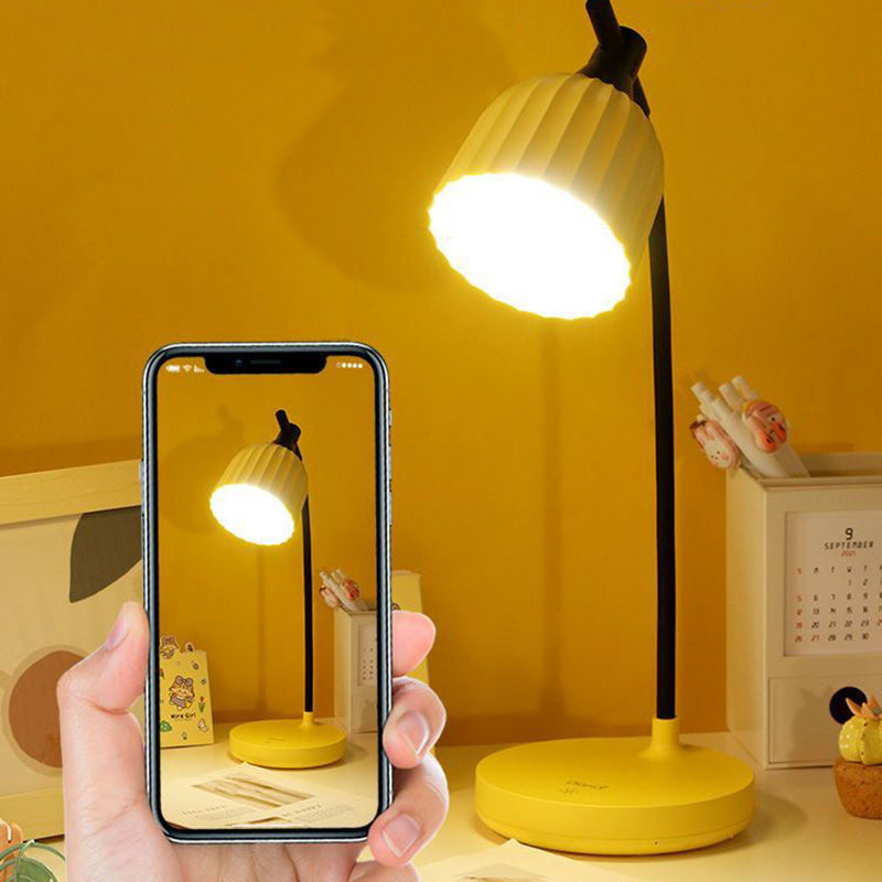Stornfield | Modern Minimalist ABS Folded Round LED Table Lamp for Living Room
