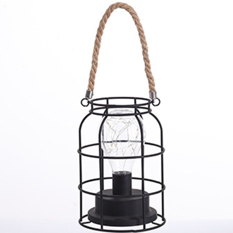 Stornfield | Modern Minimalist Iron Vertical Stripe Round Square LED Table Lamp for Living Room