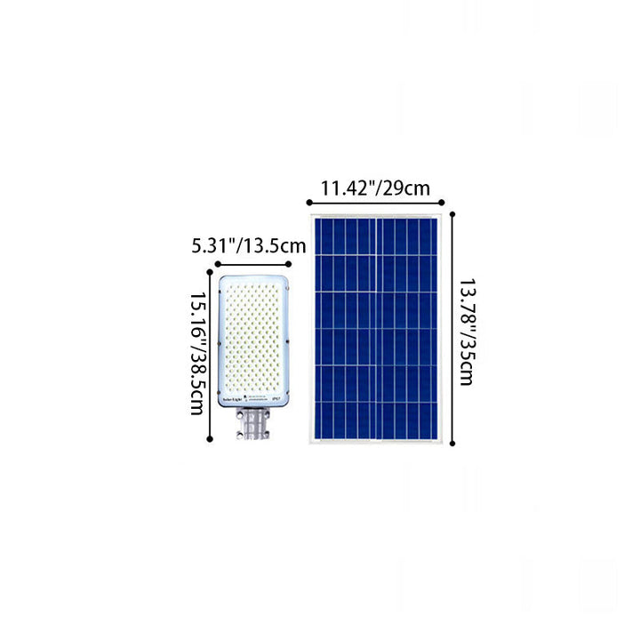 Modern Simplicity Rectangle Solar Waterproof ABS LED Wall Sconce Lamp For Garden | Stornfield