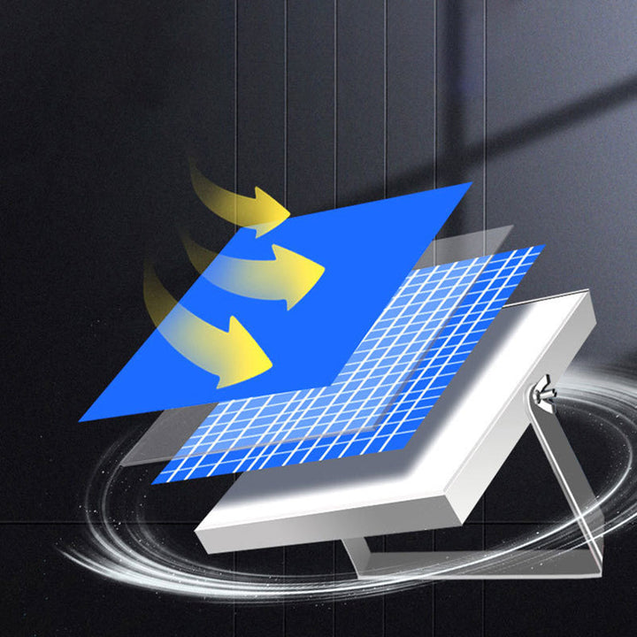 Modern Simplicity Rectangle Solar Waterproof ABS LED Wall Sconce Lamp For Garden | Stornfield