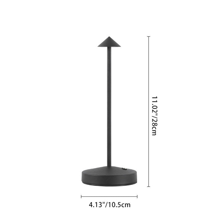 Stornfield | Modern Simplicity Acrylic Cylindrical Round Iron LED Triangle Table Lamp for Living Room