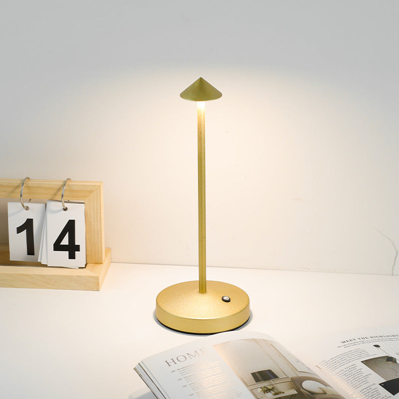 Stornfield | Modern Simplicity Acrylic Cylindrical Round Iron LED Triangle Table Lamp for Living Room