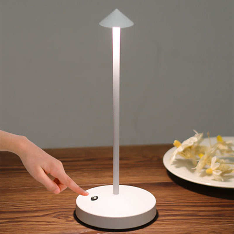 Stornfield | Modern Simplicity Acrylic Cylindrical Round Iron LED Triangle Table Lamp for Living Room