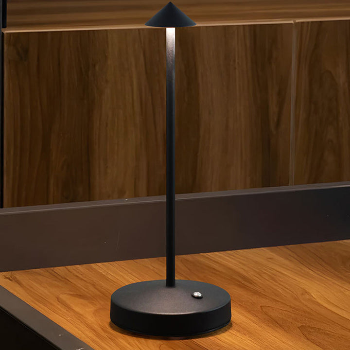 Stornfield | Modern Simplicity Acrylic Cylindrical Round Iron LED Triangle Table Lamp for Living Room