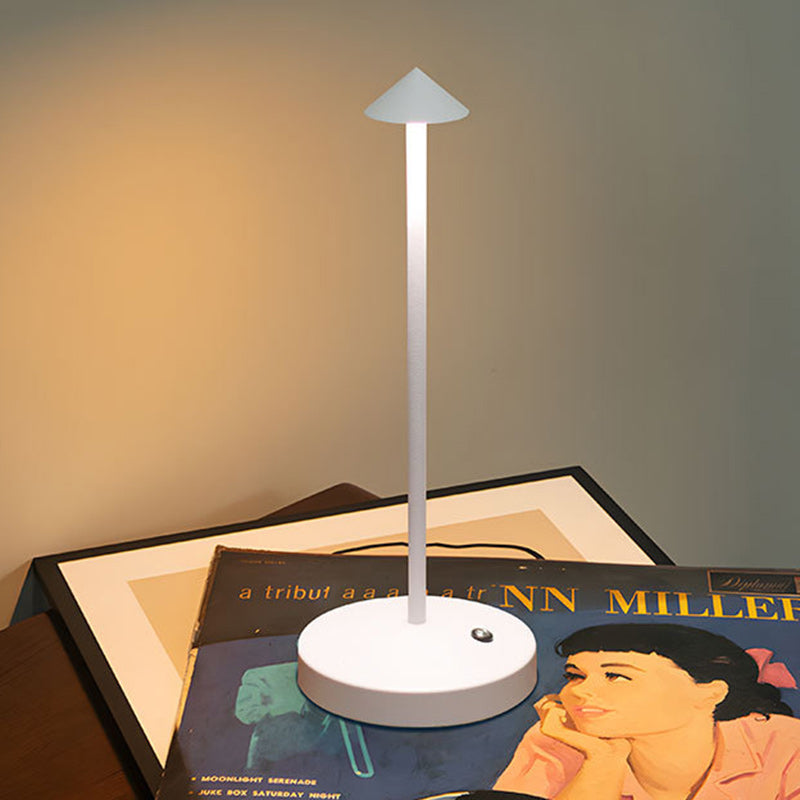 Stornfield | Modern Simplicity Acrylic Cylindrical Round Iron LED Triangle Table Lamp for Living Room