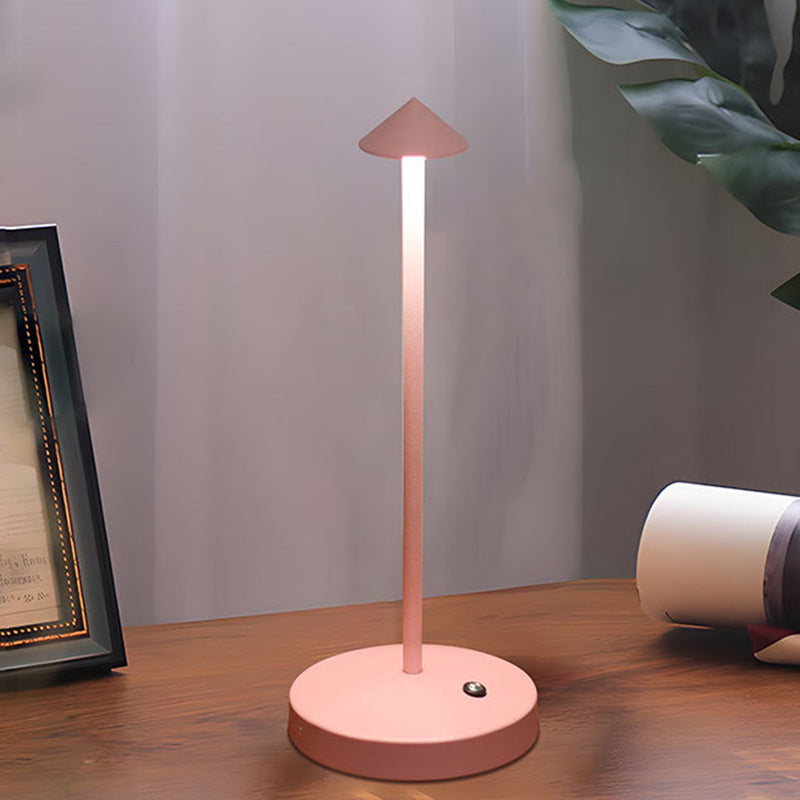 Stornfield | Modern Simplicity Acrylic Cylindrical Round Iron LED Triangle Table Lamp for Living Room