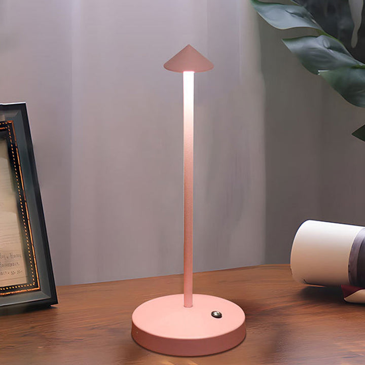 Stornfield | Modern Simplicity Acrylic Cylindrical Round Iron LED Triangle Table Lamp for Living Room